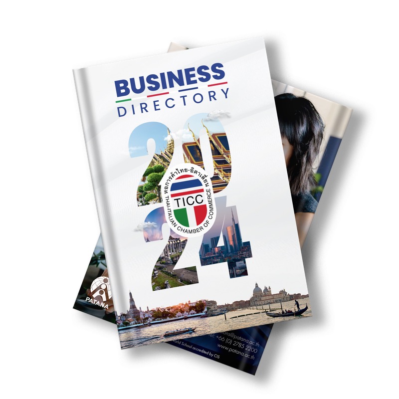 A printed copy of the Business Directory, photographed for the chamber’s announcement