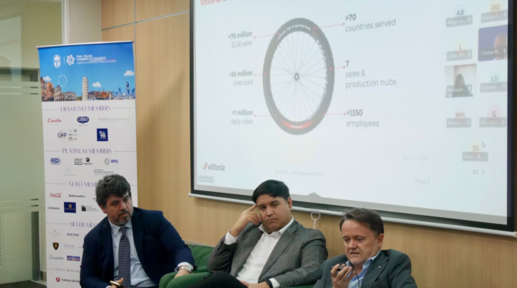 A speaker addressing the seminar