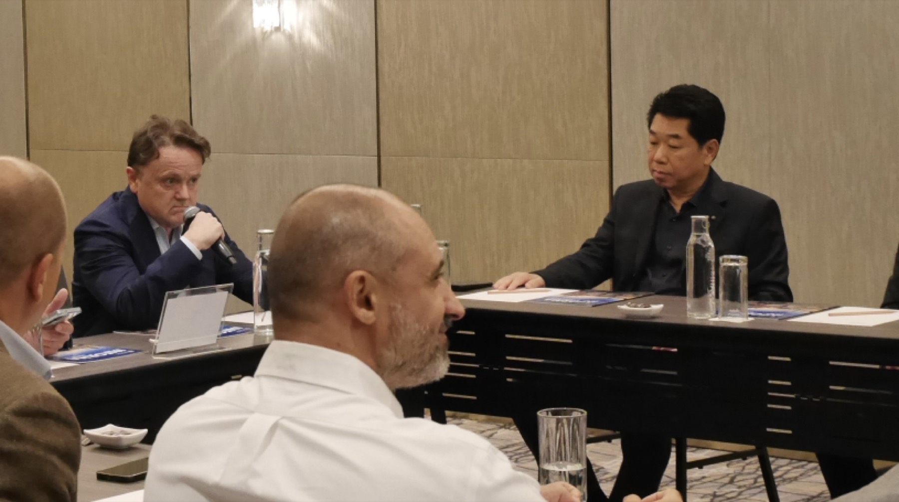 Members around the table at the committee meeting